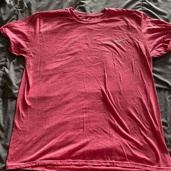 Magellan Men's M Red Graphic Print Adventure T-Shirt Short Sleeve - Picture 1 of 4